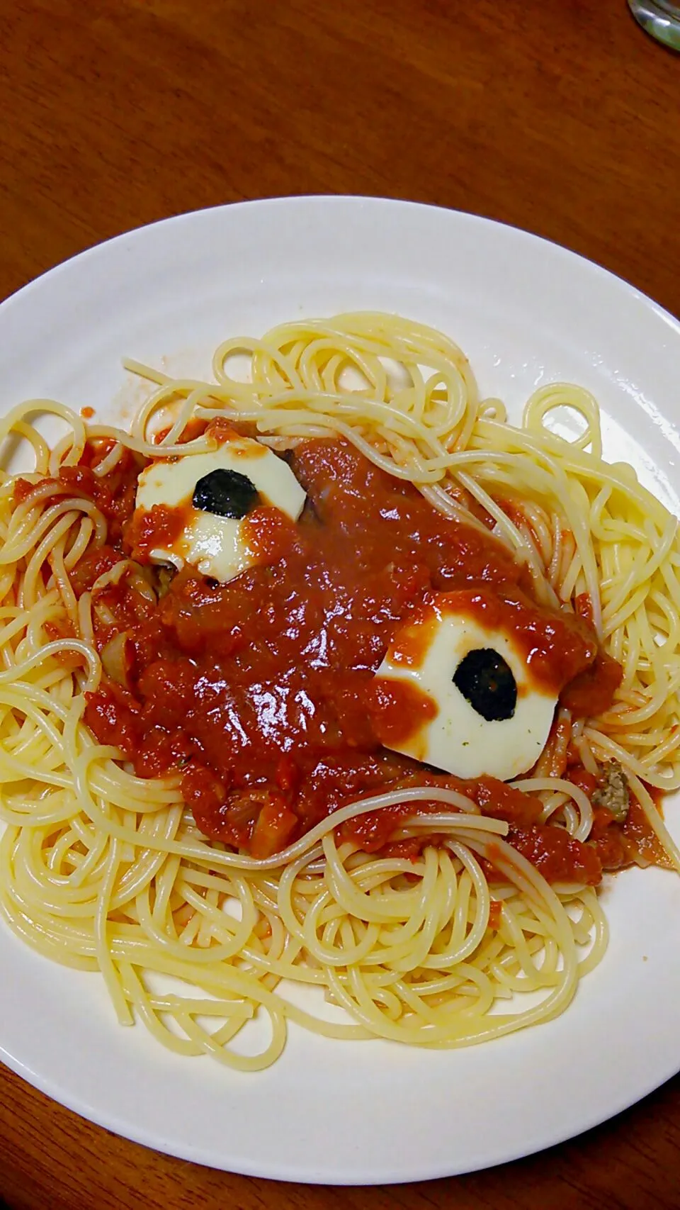 Snapdishの料理写真:spooky pasta|chiecoさん