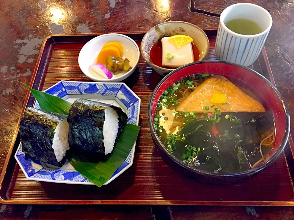 福岡県秋月城跡そばにある、黒門茶屋のにゅうめん定食♪|みほままこさん