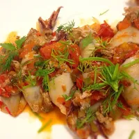 Squid and port in tomato sauce|Sophieeさん