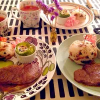 Snapdishの料理写真:ハロウィンの晩御飯|taestaaさん