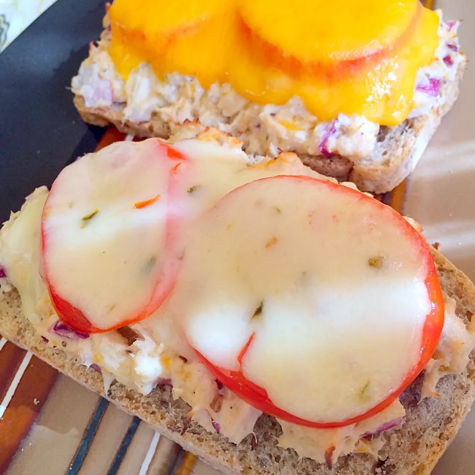 Tuna Melt. クリームチーズを混ぜ込んだツナメルト。お味は如何に⁈|mamakumiさん