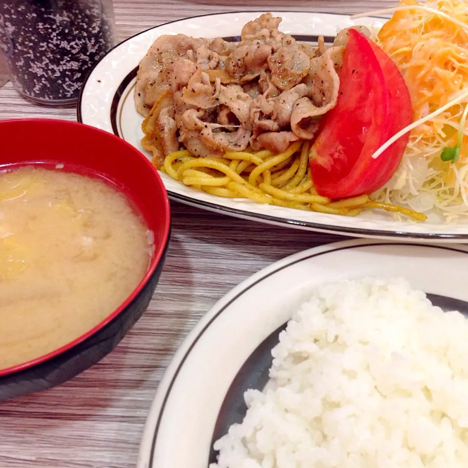 からし焼肉定食|めりさん