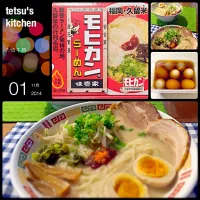 オヤジ特製『福岡久留米の行列名店。モヒカンらーめん！(^-^)/』