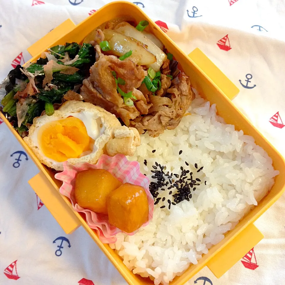 Snapdishの料理写真:中3弁当 10.21.2014|みっちょさん