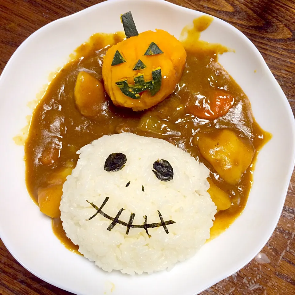 Snapdishの料理写真:ハロウィン カレー|みきぽてさん