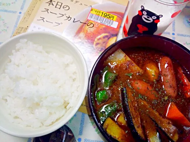 本日のスープカレーの野菜スープカレー|うたかた。さん