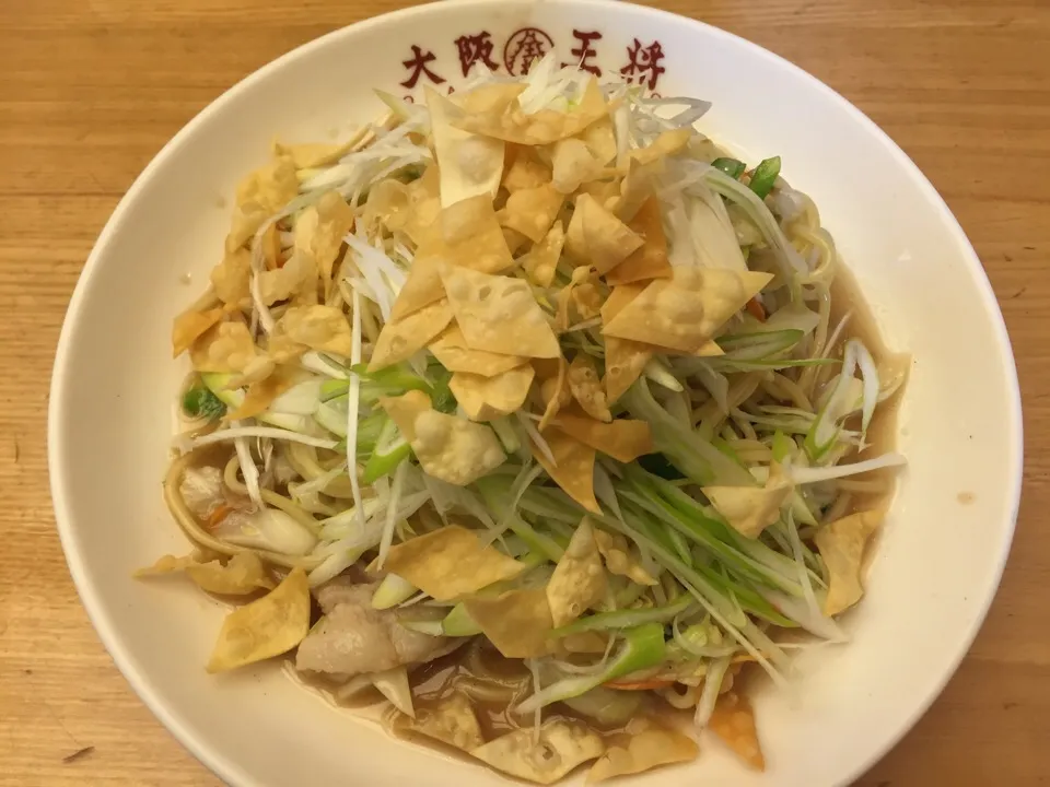 Snapdishの料理写真:大阪王将 ネギ塩焼きそば|Kojiさん