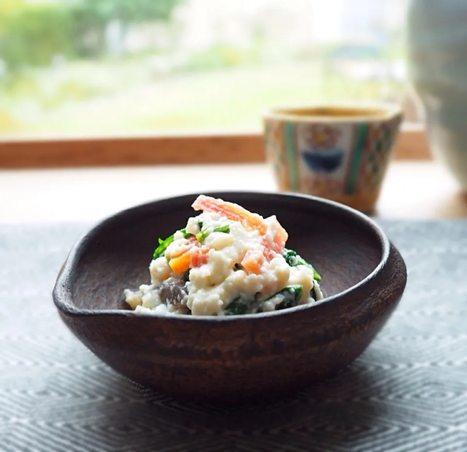 春菊の白和え(*´艸｀*)♪|くにぽんさん