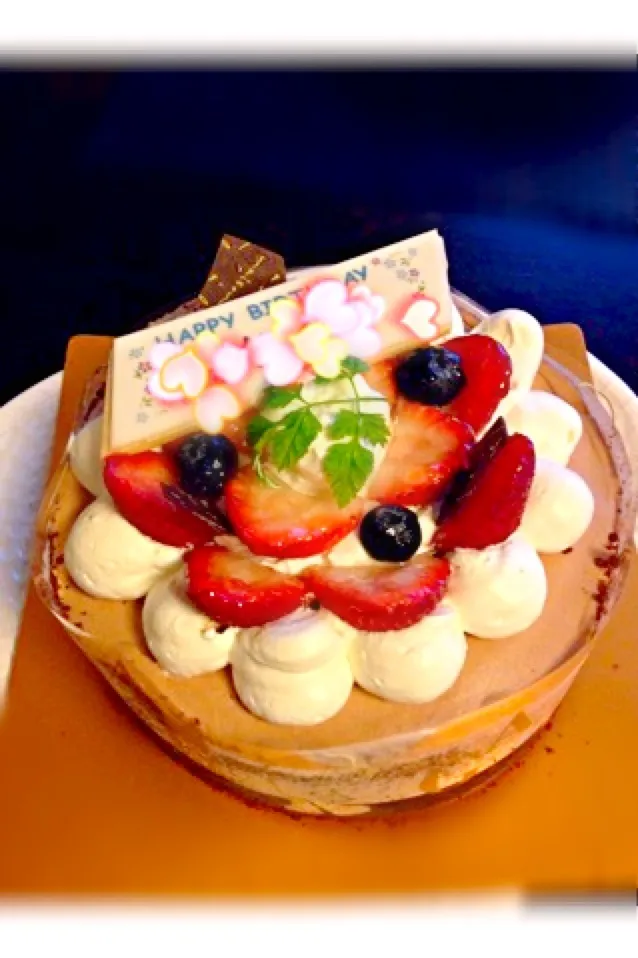 子どもがご所望のチョコと苺のケーキ🍓✨🎂|K.Sさん