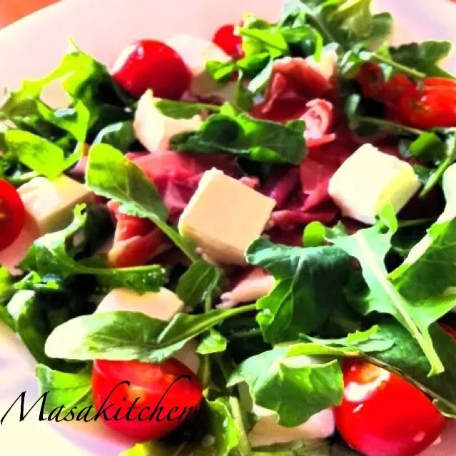 Snapdishの料理写真:Raw ham&arugula salad|Masakiさん