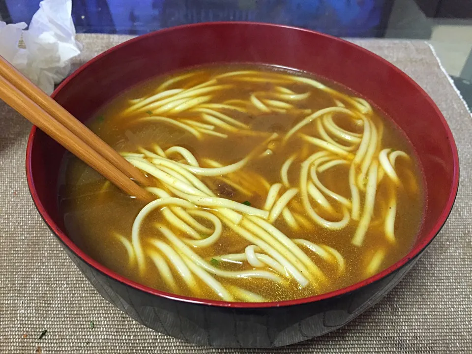 カレーうどん|おっさんさん