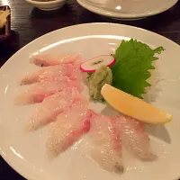 Snapper sashimi|henry mauldinさん