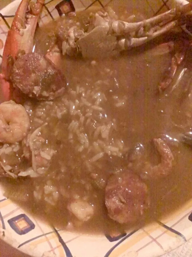 My #Seafood Gumbo not as good as my Mama's Gumbo 🍜 💚 🍜 #Soup/Stew #cajun #Creole|Alisha GodsglamGirl Matthewsさん