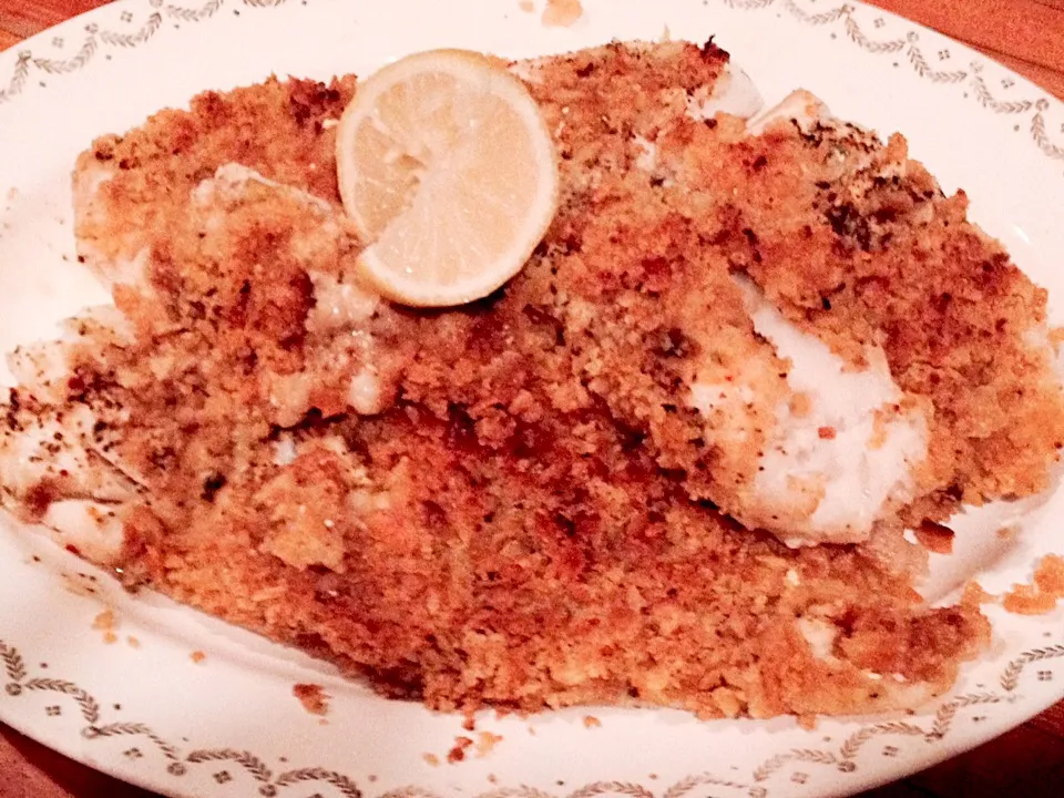 Baked haddock with crab meat stuffing!!|Michele Fortunatiさん