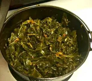 Snapdishの料理写真:My Aunt's Southern Style Collard Greens #Vegetable for 🍁Fall Festival🍁 at the Church 😇 🍃 ⛪ We #Eat 🍴 #Love😍 #Pray 🙏|Alisha GodsglamGirl Matthewsさん