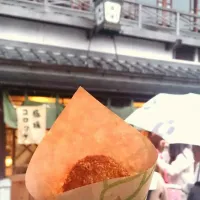 Snapdishの料理写真:豚捨のコロッケ|こばたいさん