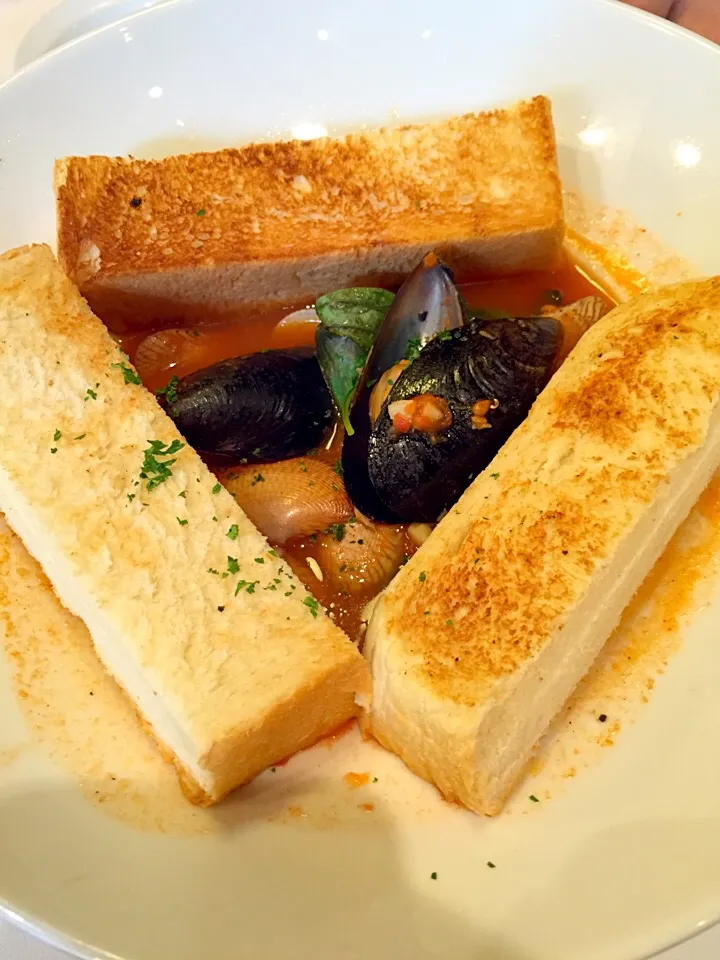 Greyhound mussel soup|kunさん