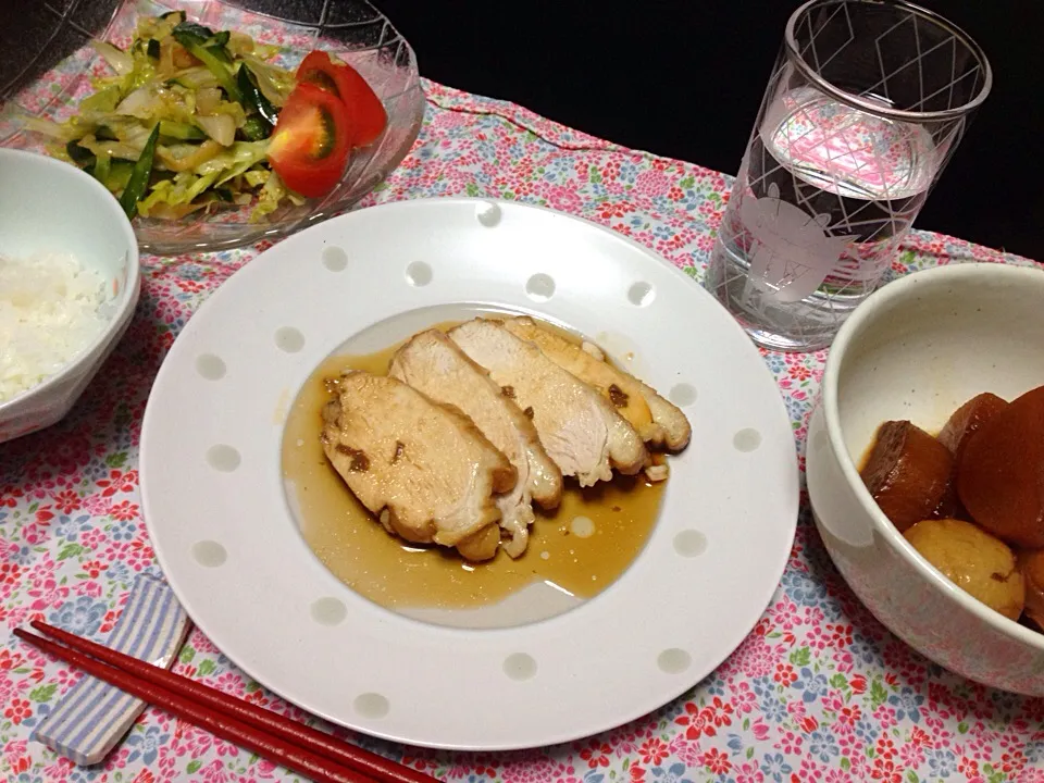 ムネ肉のチャーシュー風鶏ハム|菜々実さん