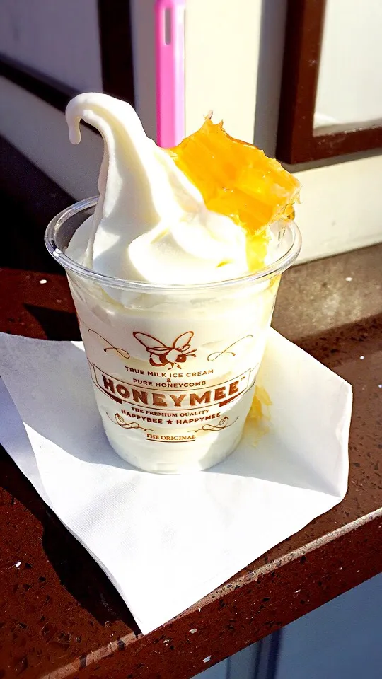 Pure milk ice cream & Pure honeycomb❤️|norishioさん