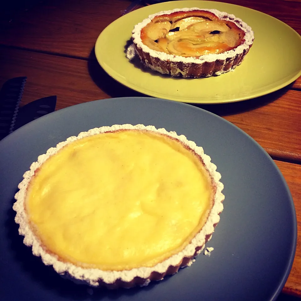 French pudding cheese tar & apple tart|coco～delicious❤️さん