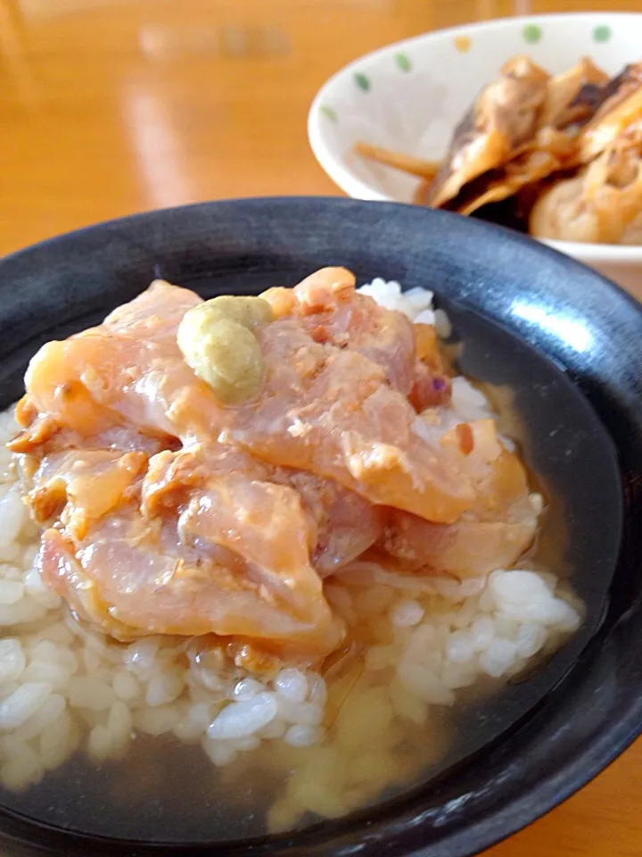 鯛茶漬けに鯛のアラ煮|Osamu Negishiさん