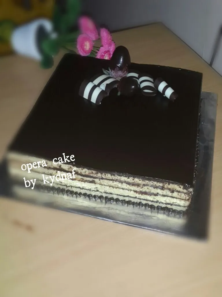 opera cake #cake #almond # coklat|irma indriyaniさん