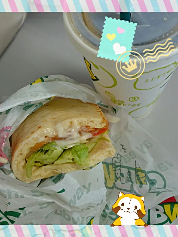 SUBWAY🍞 FLAT BREAD（フラットブレッド）チーズローストチキン|瑠琉さん