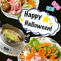 去年のハロウィン鍋ー(*ﾟ▽ﾟ)ﾉ何だかんだ今年はなんもせんやったなー(*´д`*)|ももさん