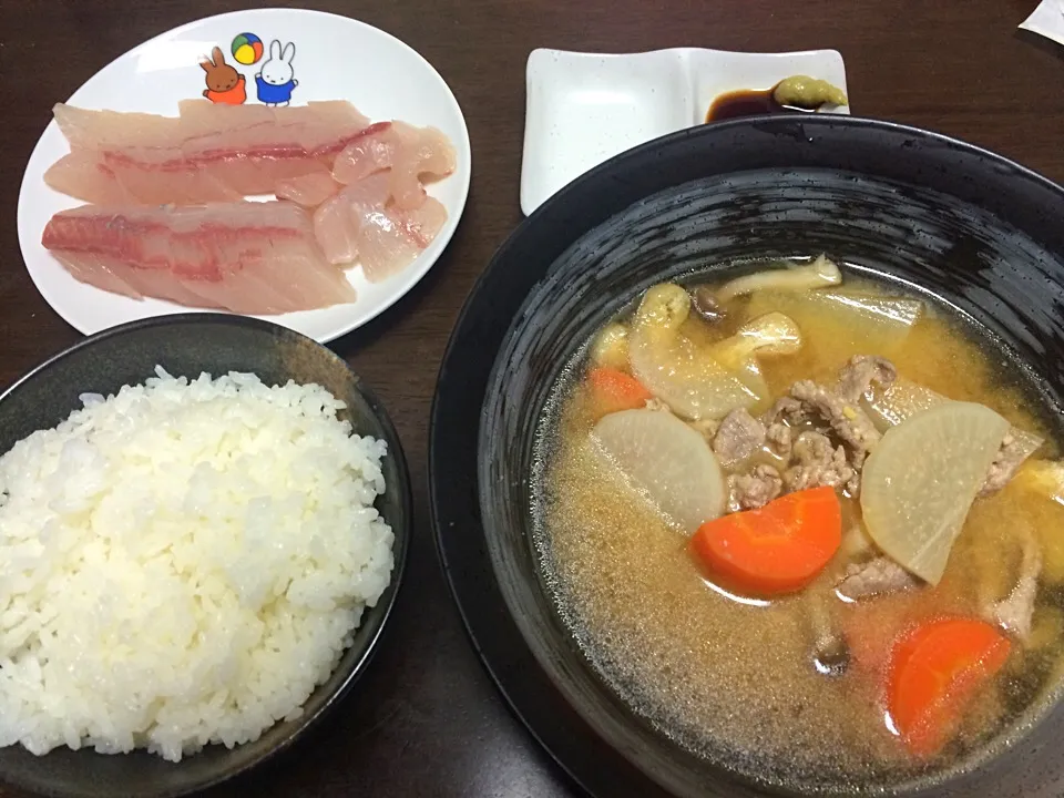 カンパチお刺身定食|ゆーてぃさん