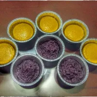 Filipino desserts. Leche Flan and Ube. :)|May Iresareさん