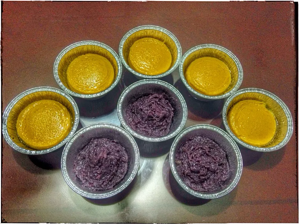 Filipino desserts. Leche Flan and Ube. :)|May Iresareさん