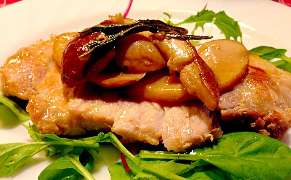 Snapdishの料理写真:Bistecca di Maiale ai Funghi Porcini|Fabio  Palmieriさん