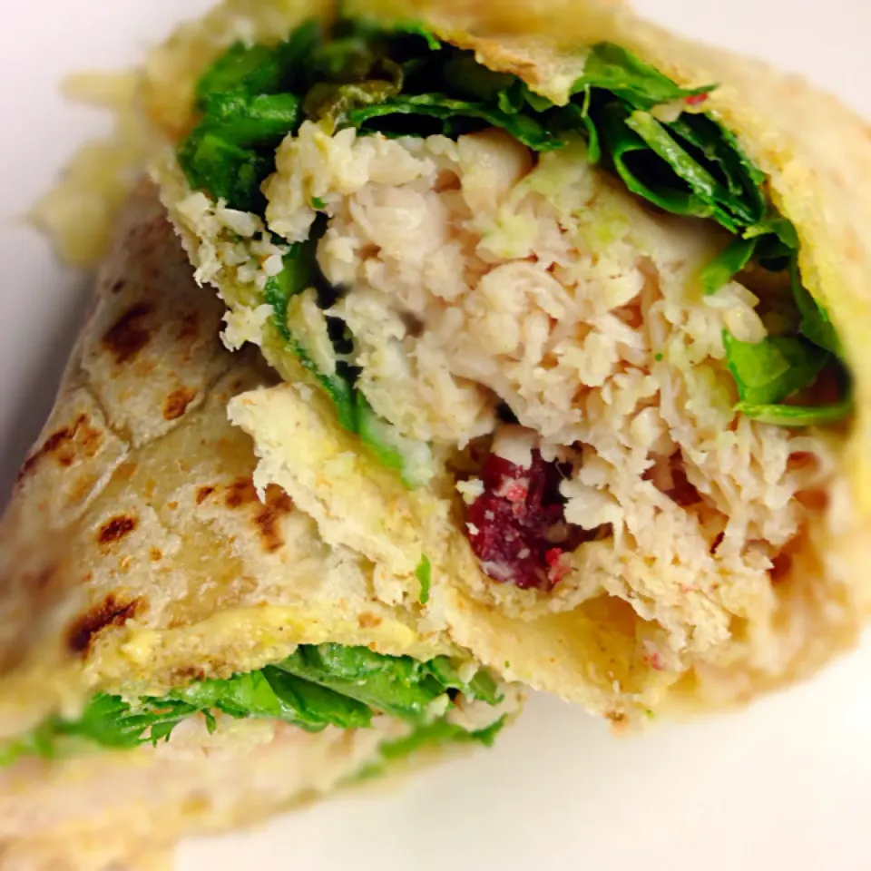 Turkey rocket cranberry cheddar wrap|karen limさん