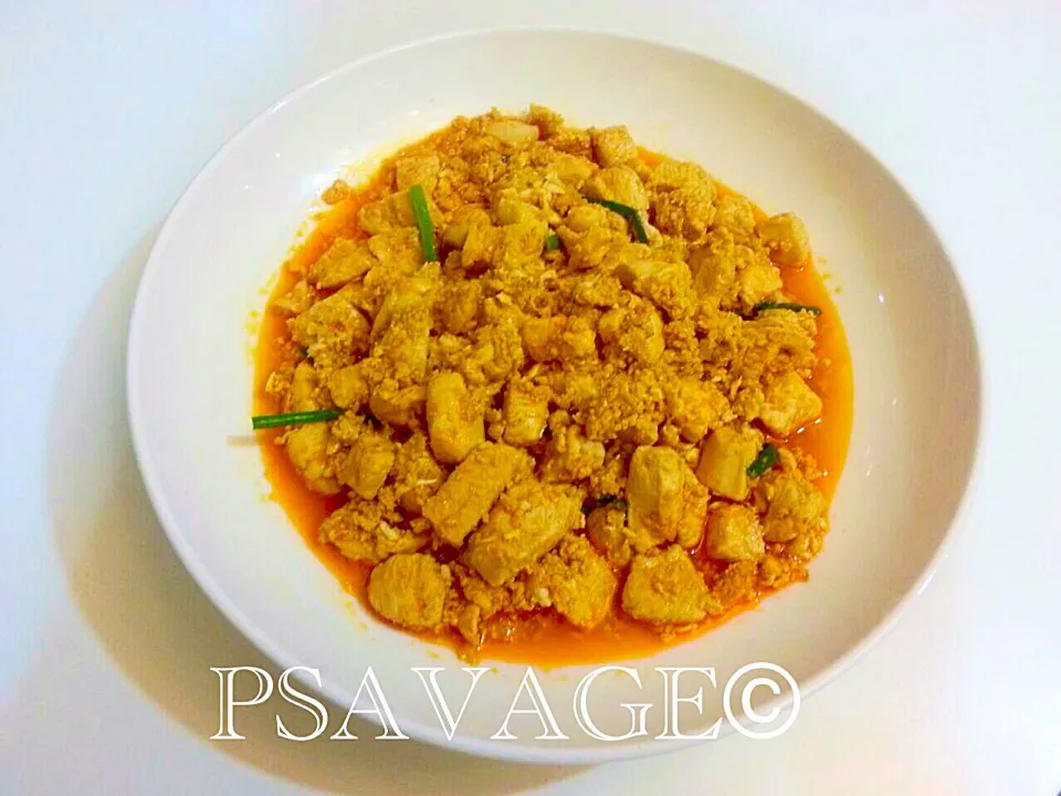 Stir-Fried Chicken in Curry Sauce #ThaiStyle Kai Paad Pong Kraree|PSAVAGEさん