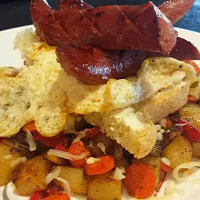 Sausages,  Eggs and Hash Browns|Lorena Buboiさん