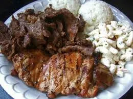 🌊🍹🏄My Mix Mixed Plate 🌊🍹🏄 Can't wait for my trip to the Big Island of Hawaii 🌞💯🌞 #Hawaiian cuisine #MixedPlate #Meat/Poultry #Rice #Salad|Alisha GodsglamGirl Matthewsさん