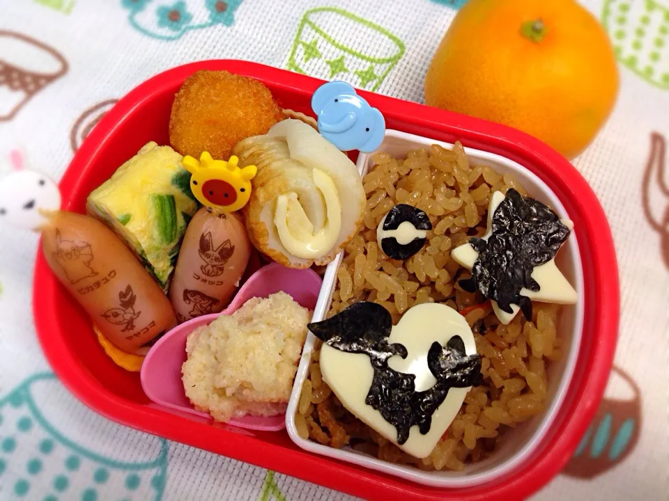 炊き込みご飯お弁当(^-^)/|ひよさん