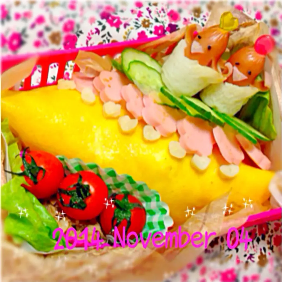 鯛の炊き込みごはんの出汁巻き玉子オムレツLunch Box ❤︎|Haz Haz ♡さん