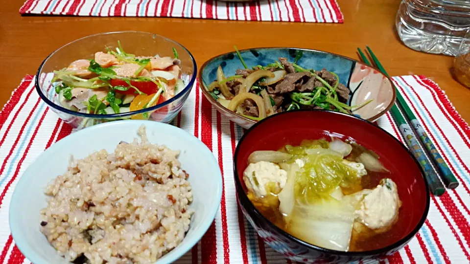 今日の晩ご飯⭐|かおりんさん