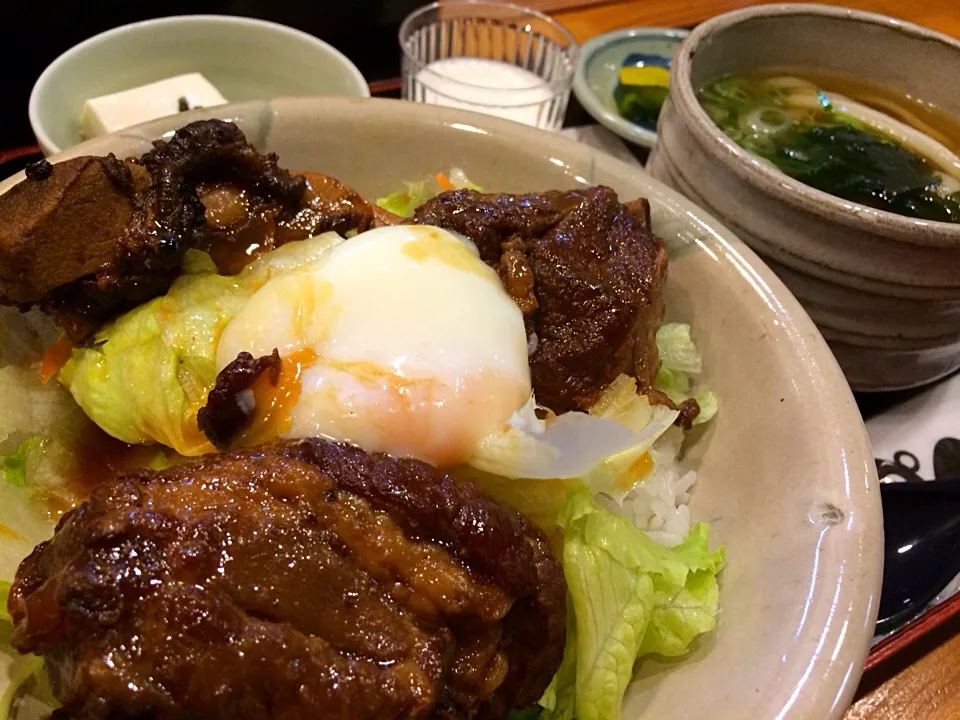 H26本渡ん丼丼フェア12軒目 天草スペアリブ丼|神力屋 火酒さん