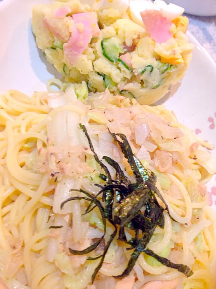 白菜たくさんとれたので白菜とツナのパスタ(ﾉ´▽｀)ﾉ|さくらんぼさん