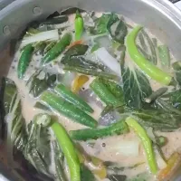 sinigang (pork and vegetables in tamarind soup) #Dinner #filipinodish|pamさん