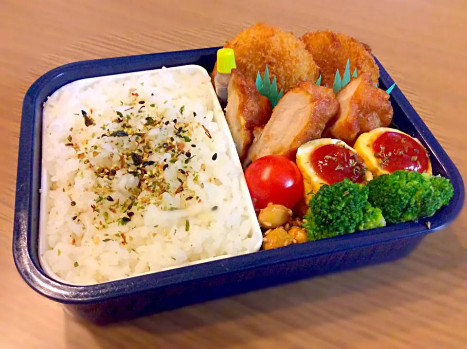 コロッケ唐揚げ弁当|のぞみさん