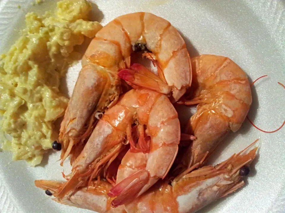 💻👀📷Unposted Images📷👀💻 I Cooked Boiled Spicy Shrimp with Potato Salad #Delicious #FoodHeaven #Seafood #Salad|Alisha GodsglamGirl Matthewsさん