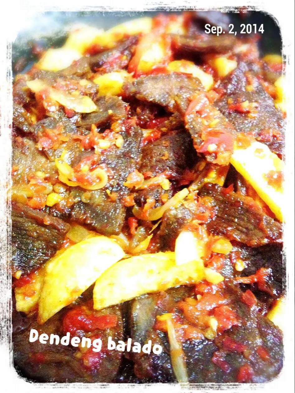 Beef and potato in chili sauce - dendeng balado|RikaEmakAkbarKhawlaさん