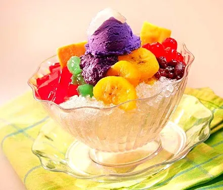 Snapdishの料理写真:Special Halo Halo ( mixed fruits & jelly on shaved iced dessert)🍧😍✨|Liezlさん