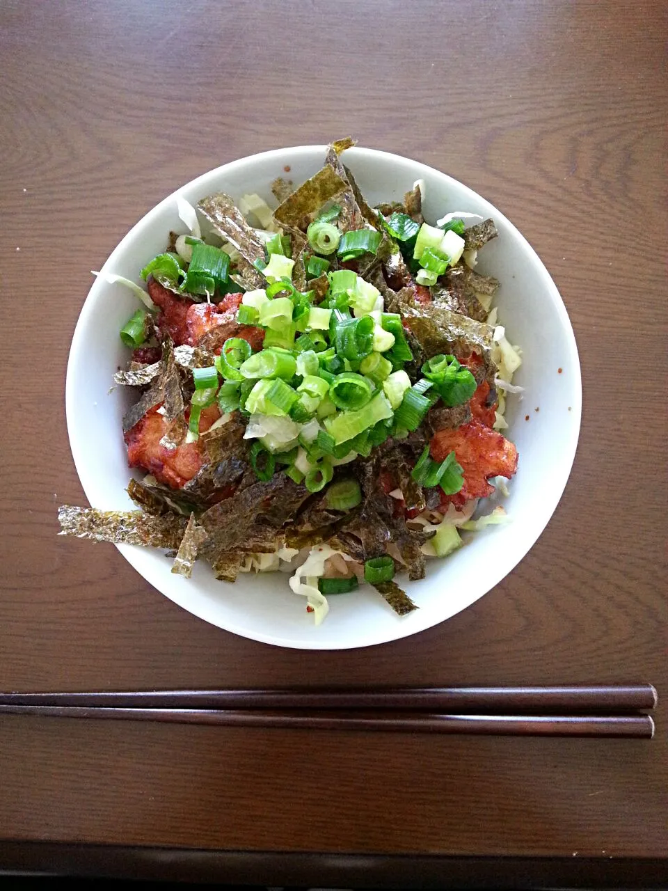 ツナと豆腐の落とし揚げ丼|もももさん