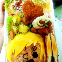 Snapdishの料理写真:ワンピース  サンジのキャラ弁|みなキティさん