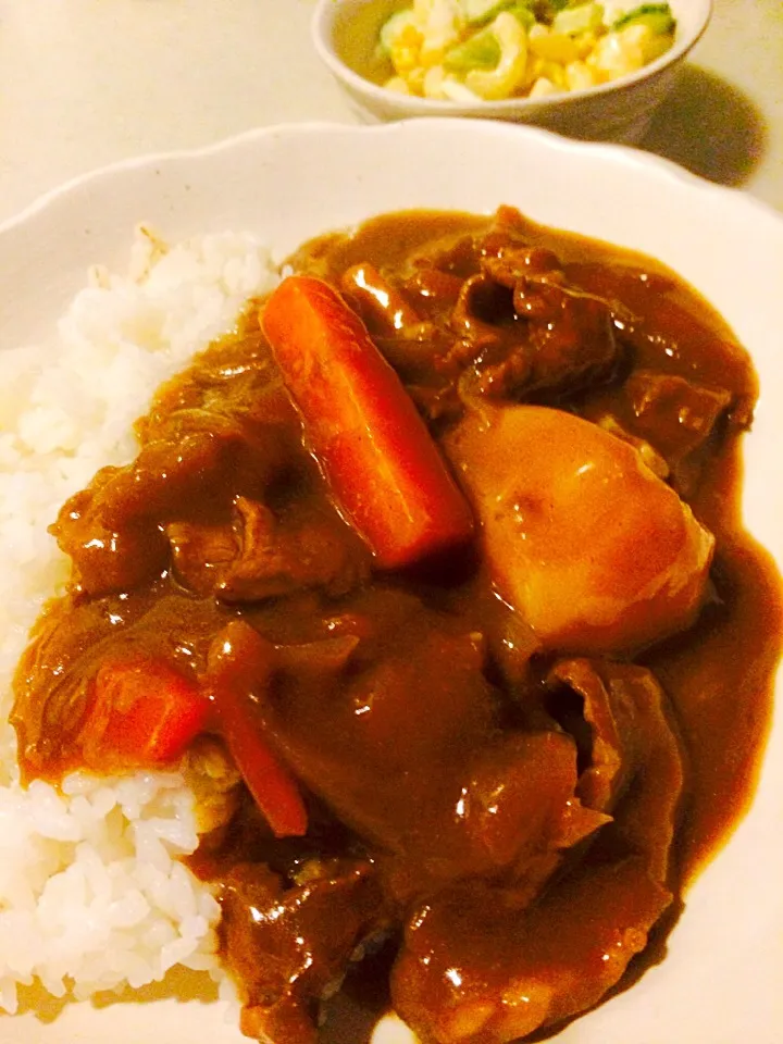 Snapdishの料理写真:カレー🍛ライス。|りんさん