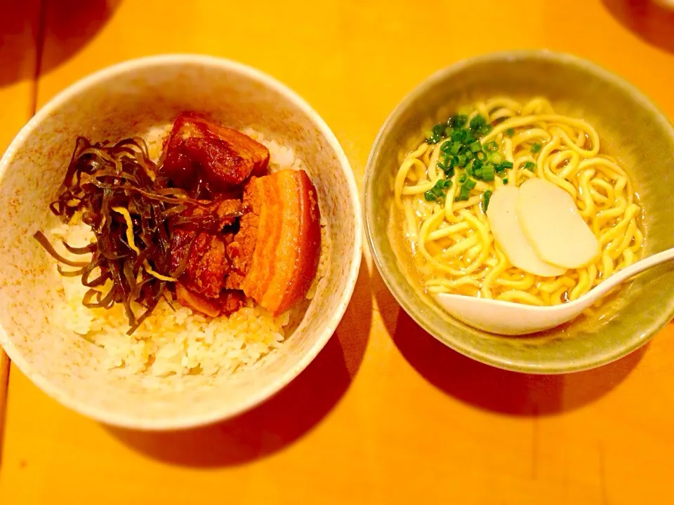 ラフテー丼＆沖縄そば|Reeさん